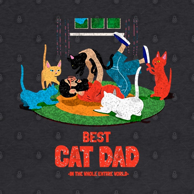BEST CAT DAD by TJWDraws